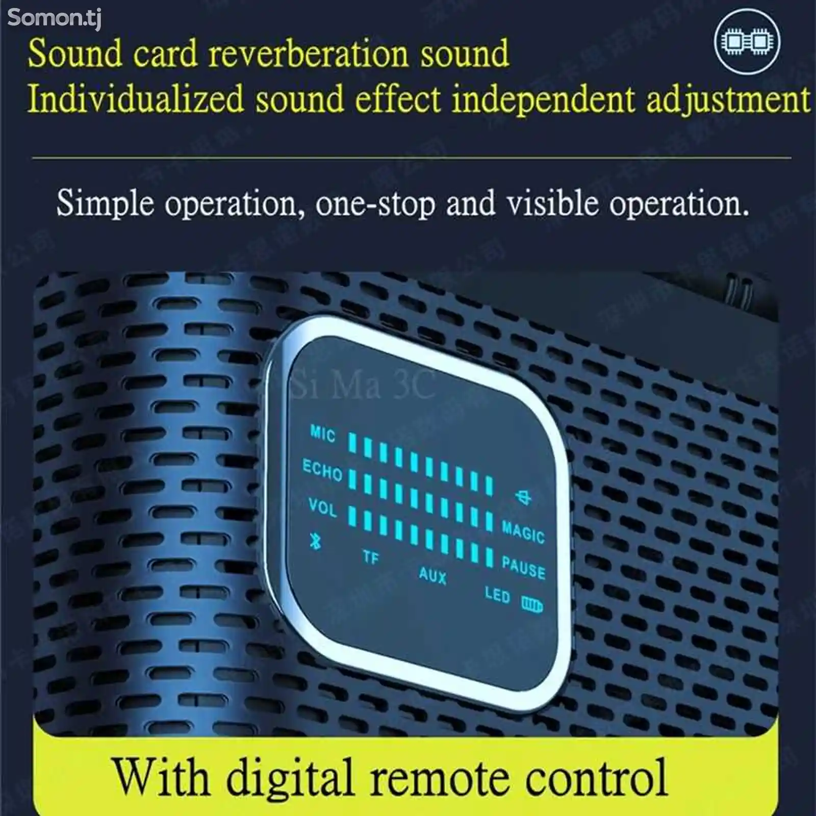 Портативная высокомощная звуковая карта 80 Вт для тюнинга TF U Disk-6