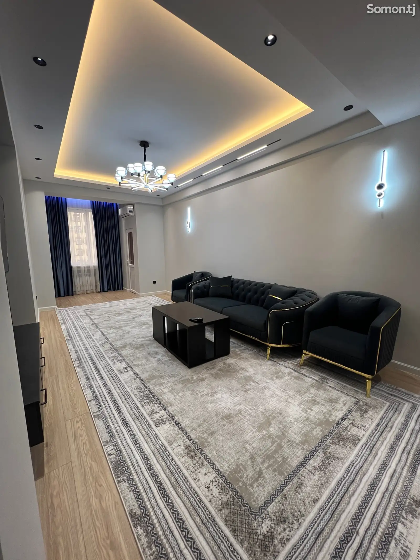 2-комн. квартира, 9 этаж, 75м², И. Сомони-1