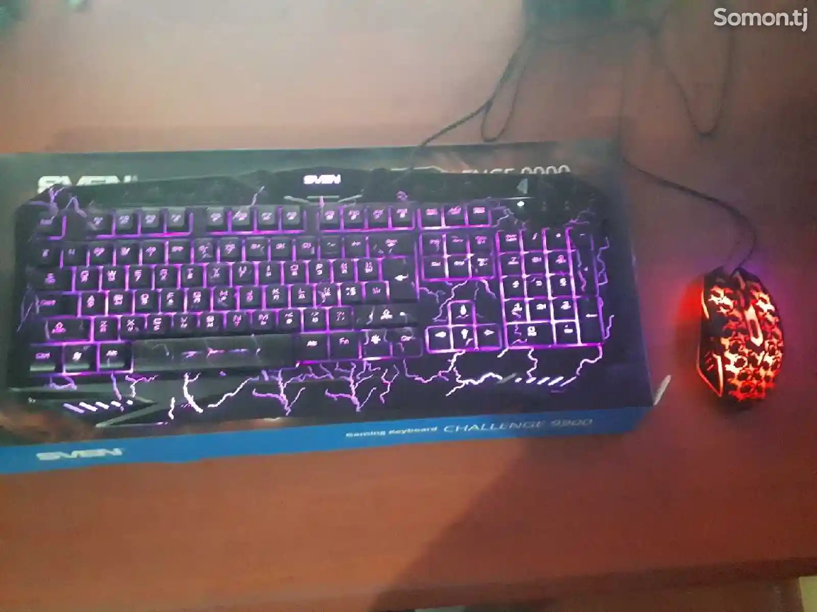 Игровая клавиатура и мышь Sven-4
