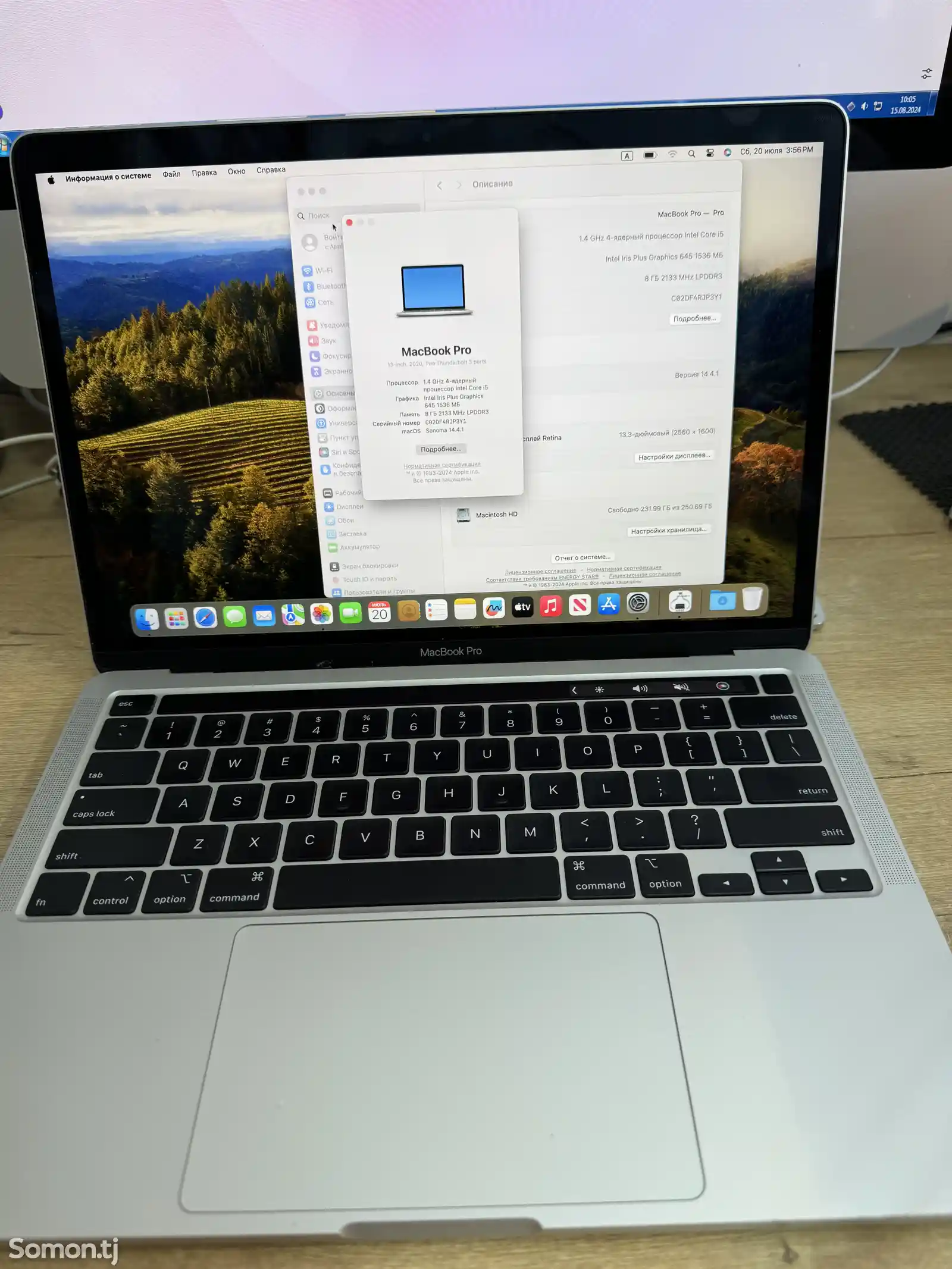 Ноутбук MacBook Pro i5 2020 256gb space grey-4