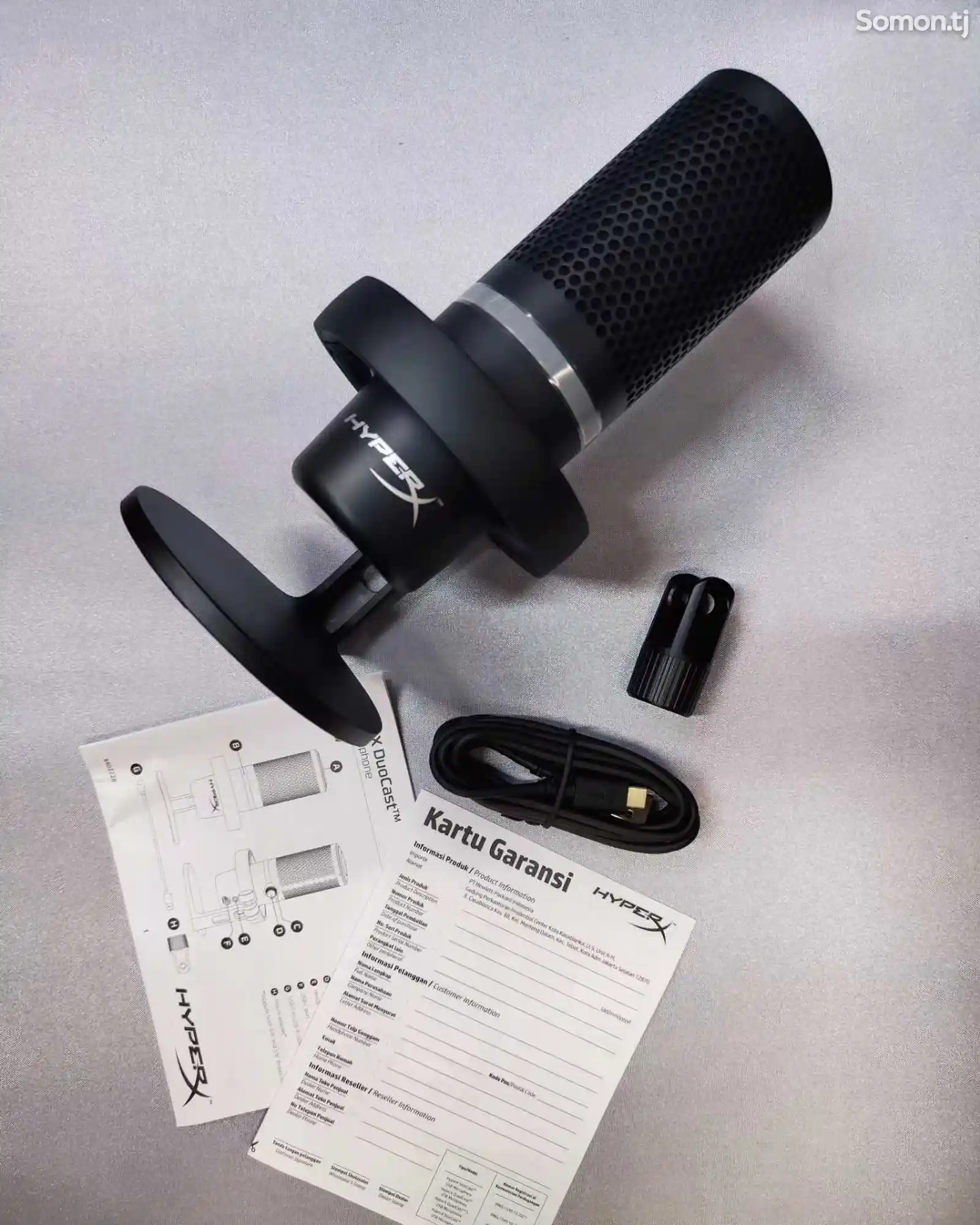 Микрофон HyperX DuoCast RGB Black-1