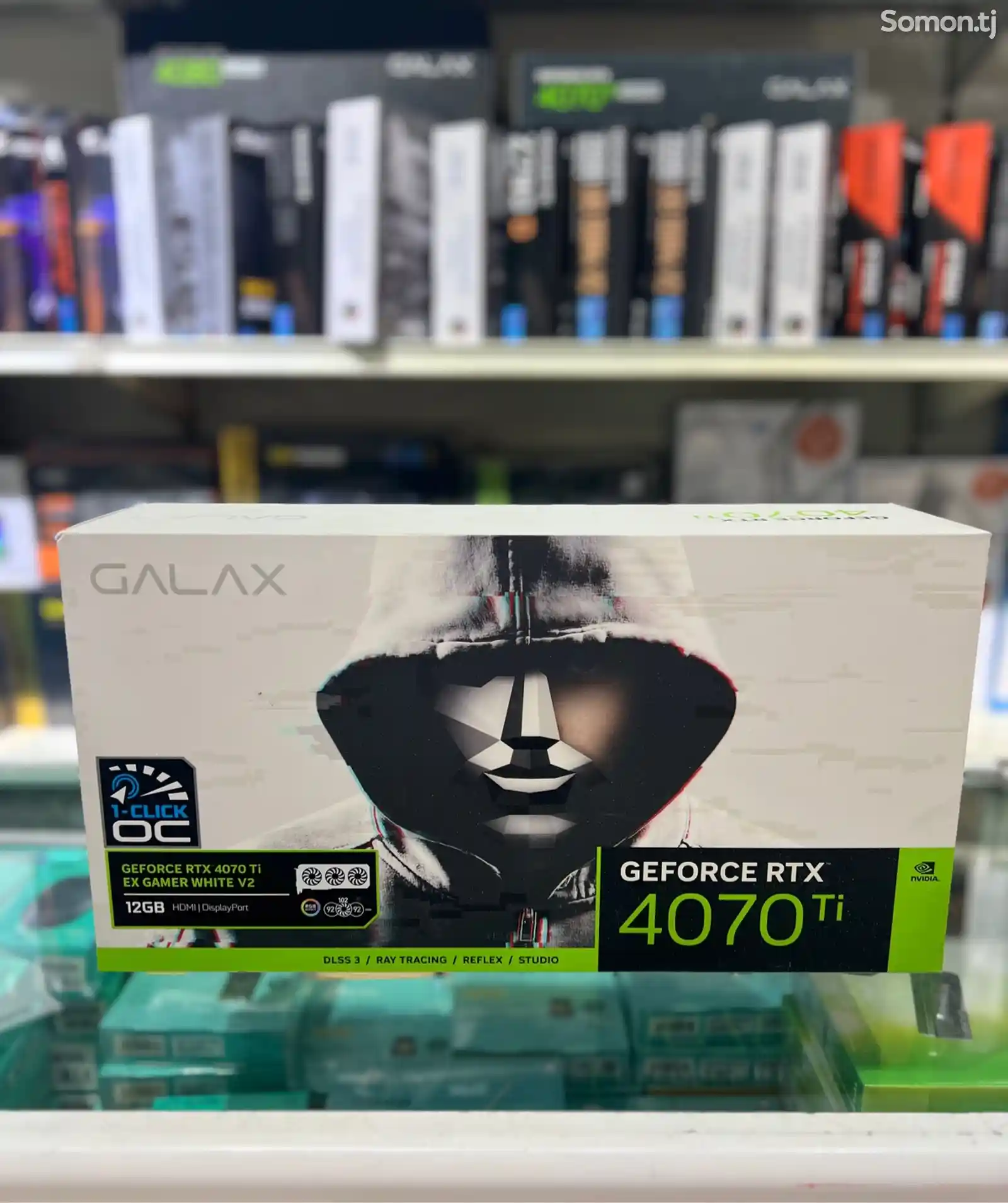 Видеокарта Galax Geforce Rtx 4070TI EX Gamer White V2 12Gb-1