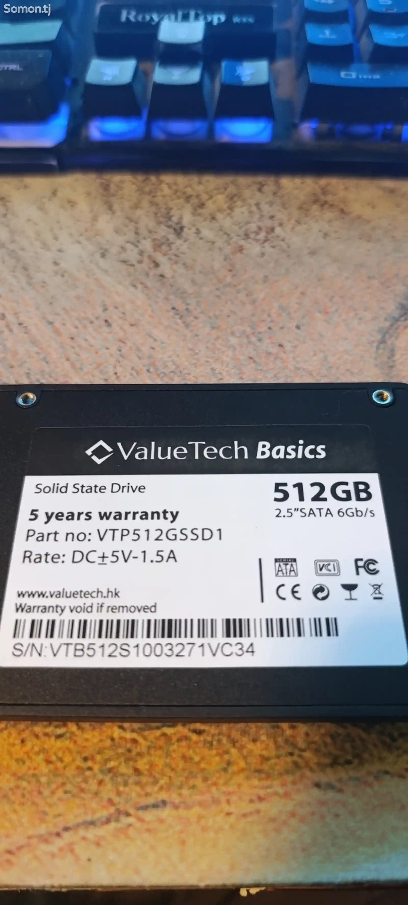 SSD накопитель 512gb-1