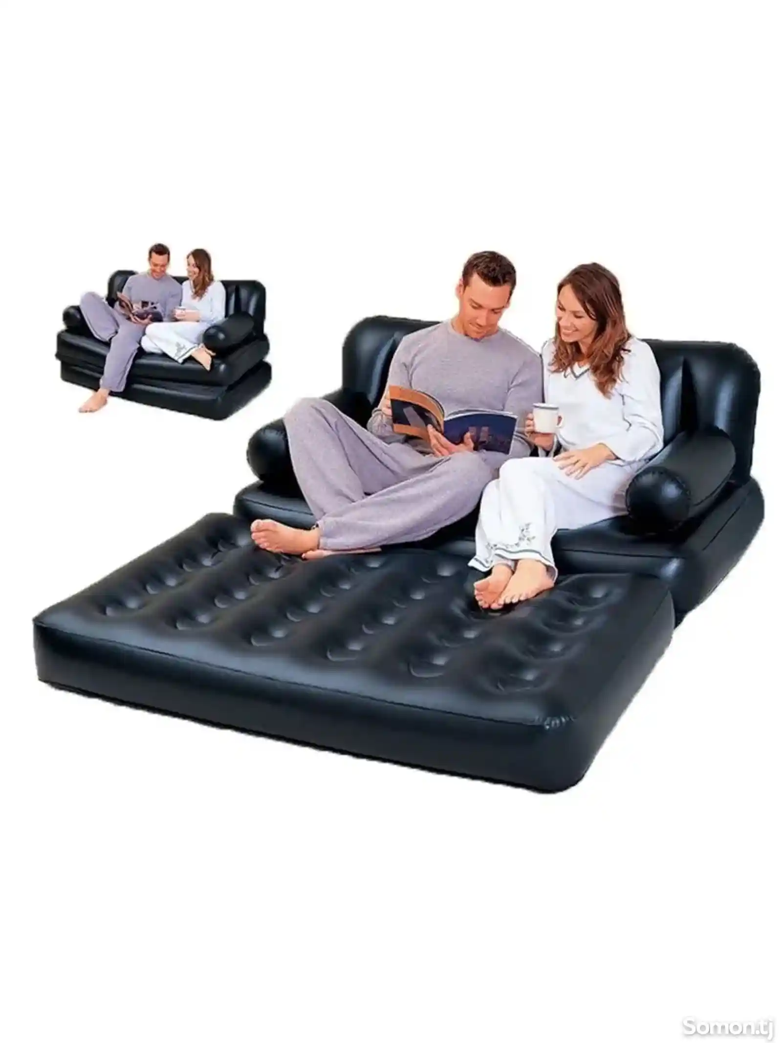 Надувной двухместный диван-трансформер BestWay 75056 75038 Double 5-in-1-4