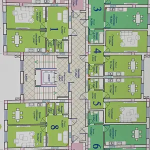 2-комн. квартира, 4 этаж, 57 м², 1мкр