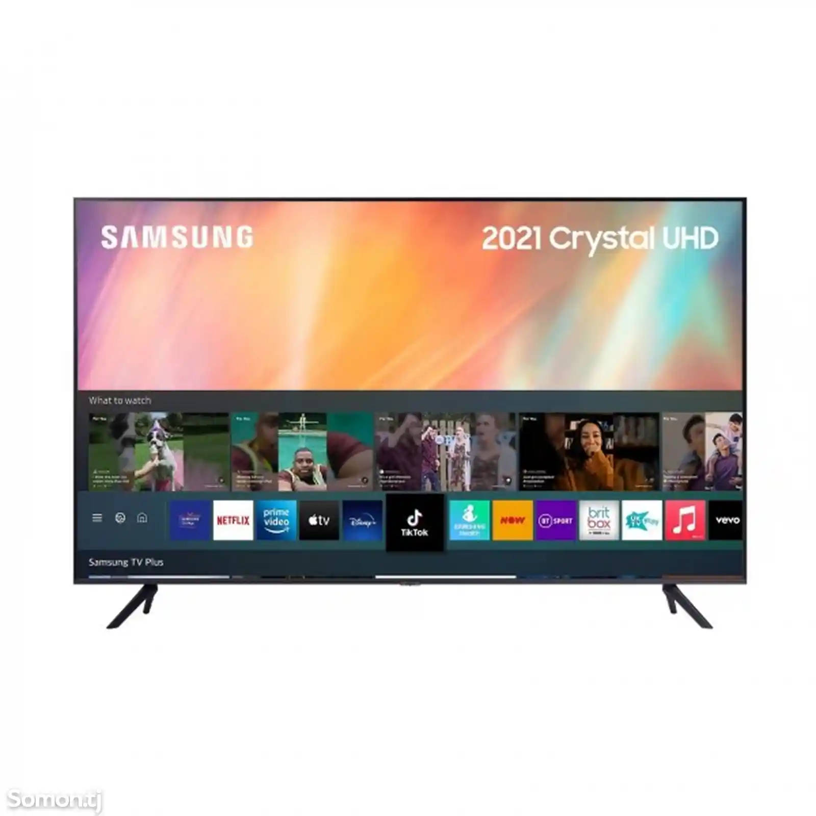 Телевизор Samsung 55 Crystal UHD 4K AU7100-1