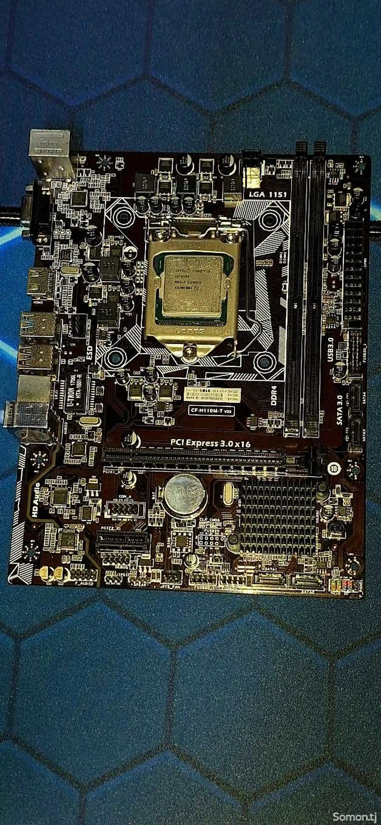 Материнская плата h110 с процессором Intel Core i5-6500-6