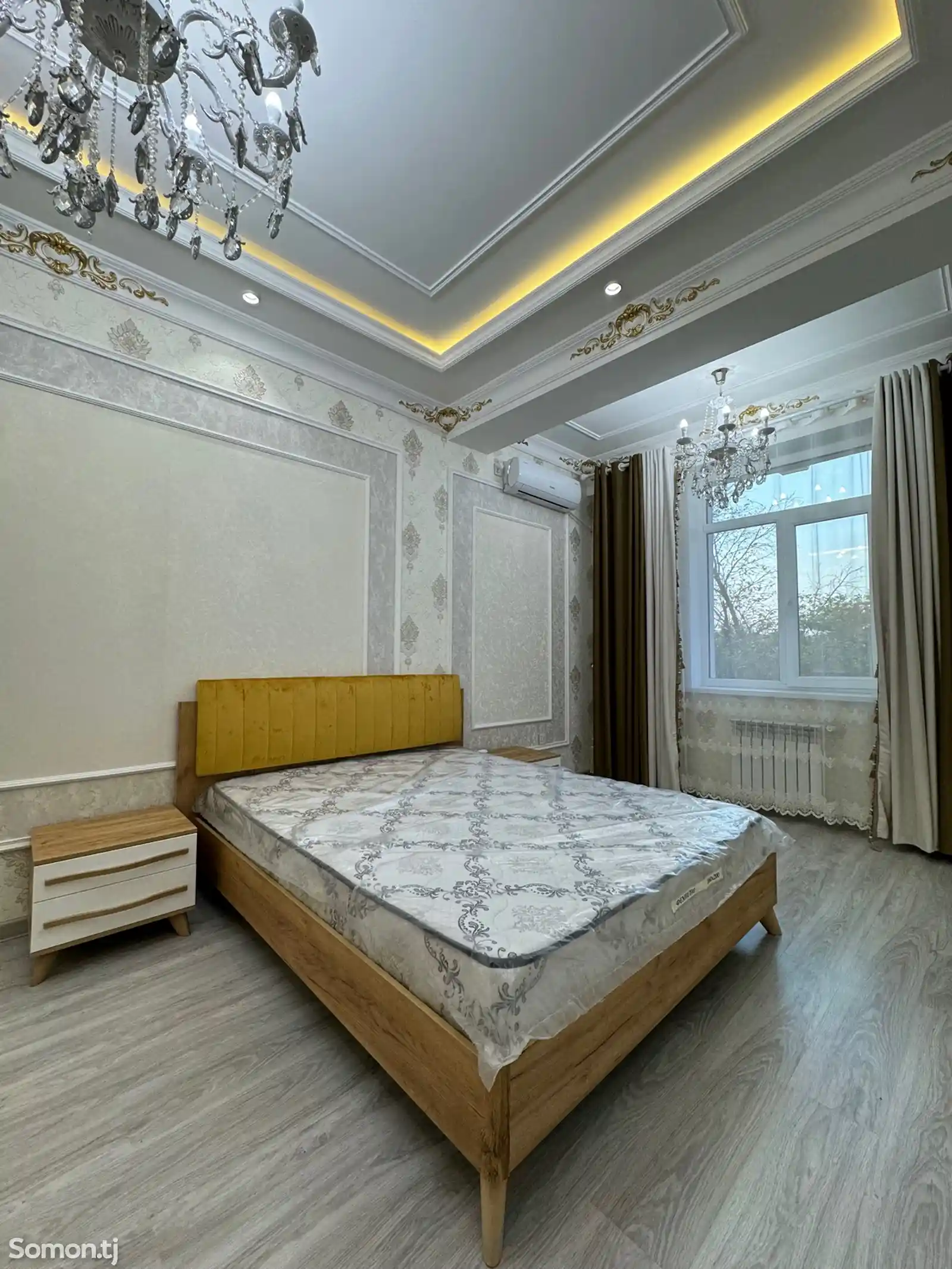 2-комн. квартира, 4 этаж, 90м², Исмоили Сомони-1