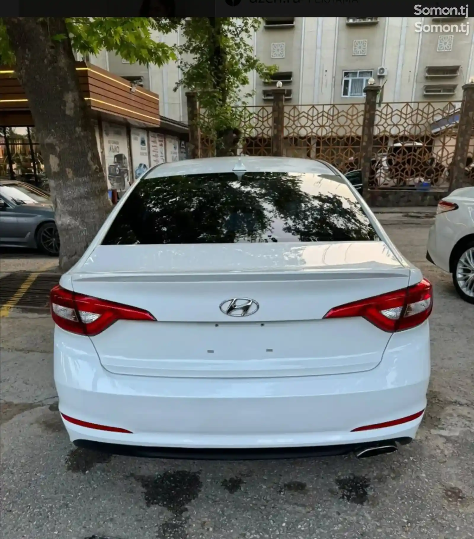 Спойлер на Hyundai Sonata