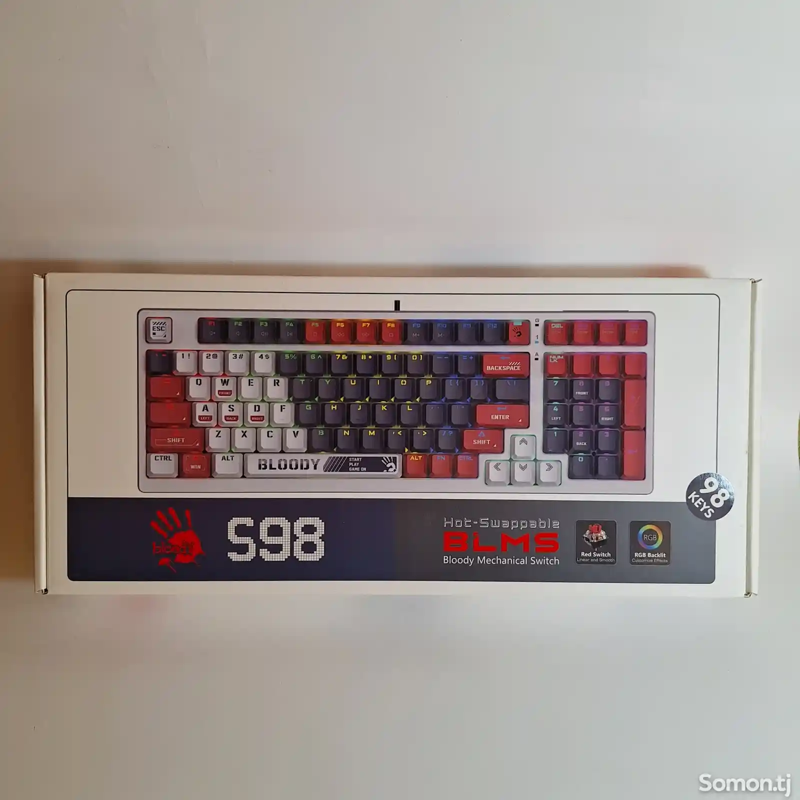 Механическая клавиатура С RGB-Подсветкой Bloody S98-1