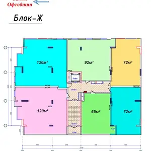 1-комн. квартира, 5 этаж, 65 м², 33 микрорайон, Мебельный Салон Орзу, Сино