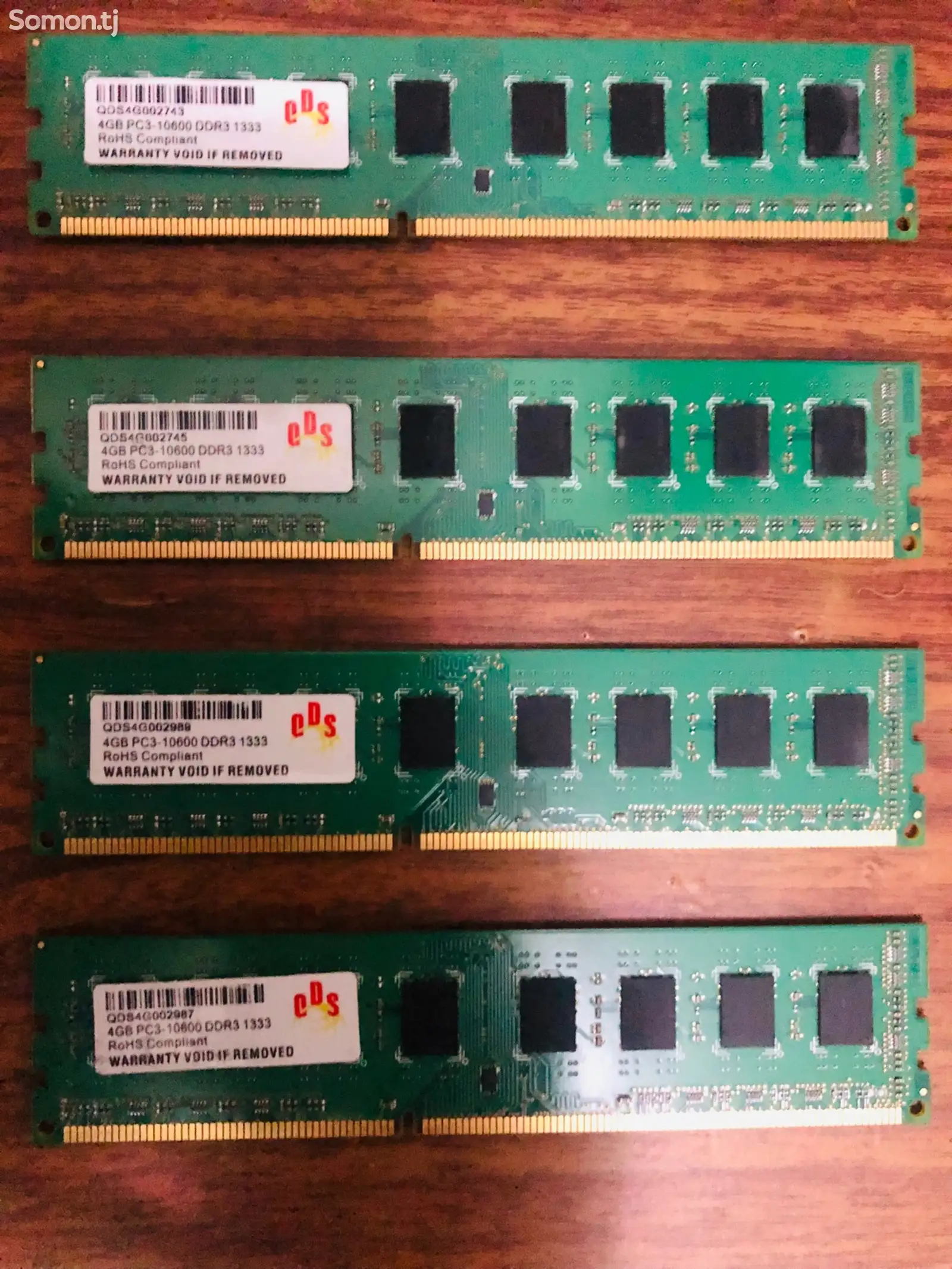 Оперативная память DDR3 4GB 1333Mhz-1