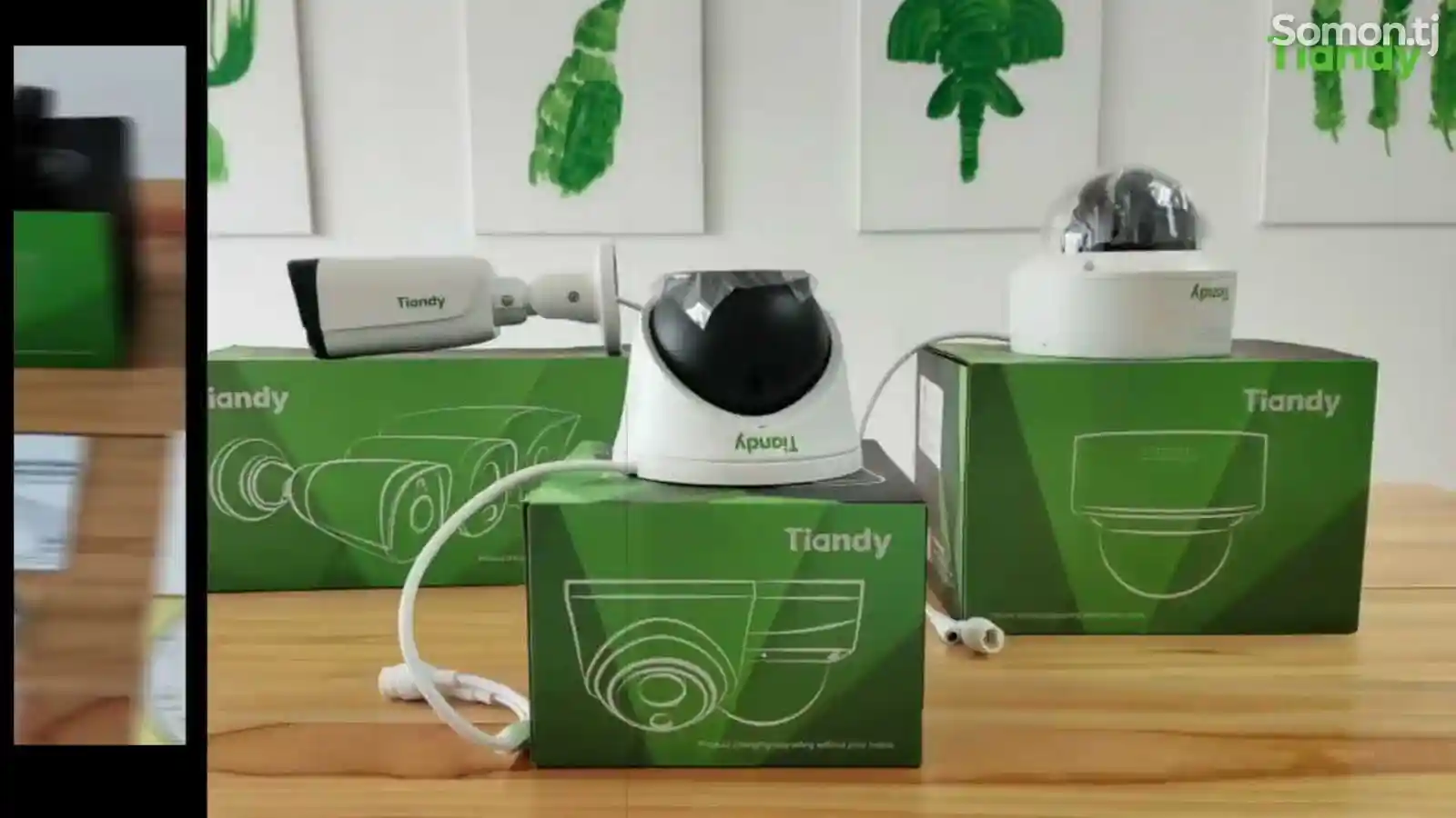 Комплект камер видеонаблюдения Tiandy-4