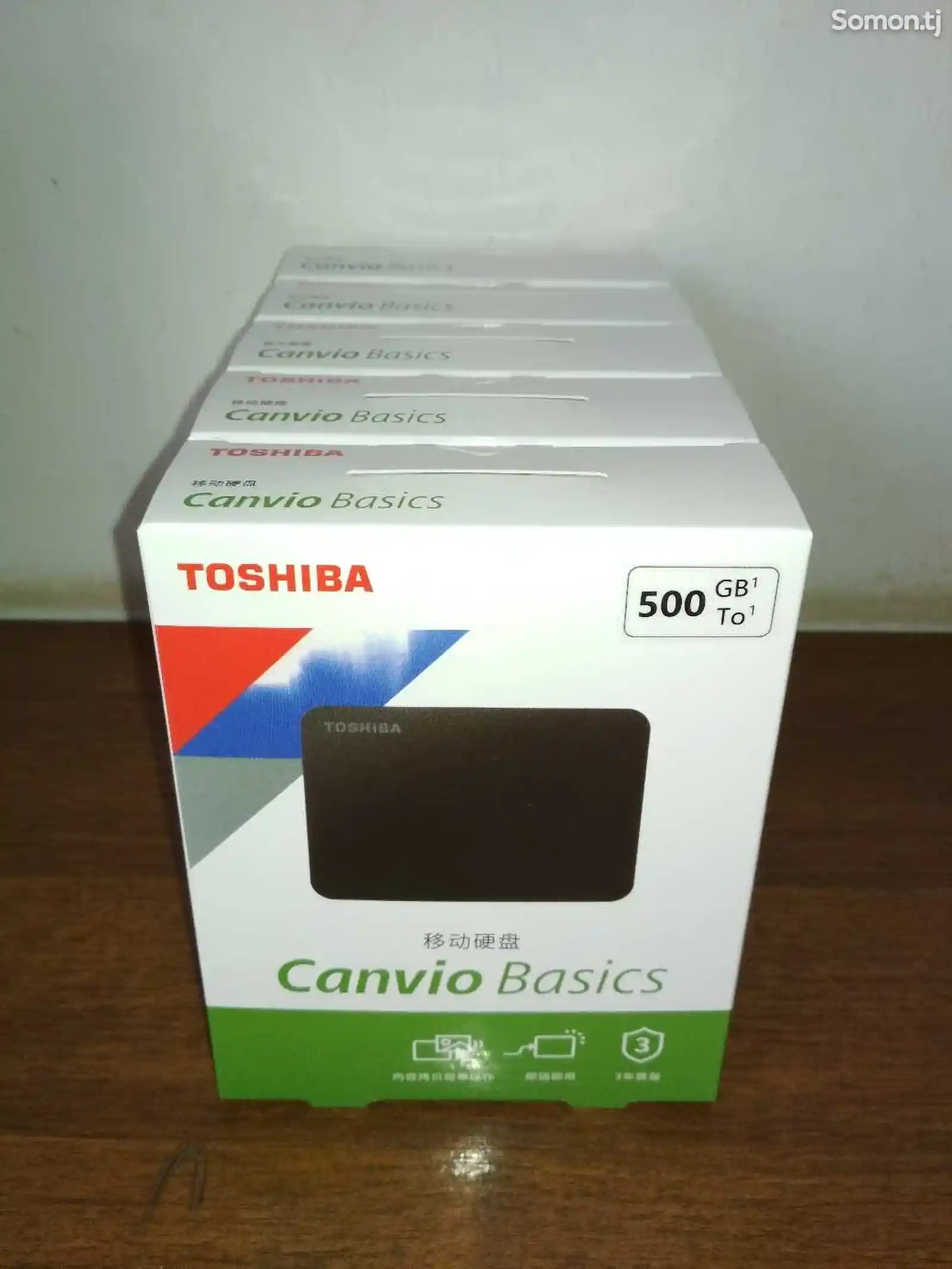 Внешний USB 3.0 жесткий диск Toshiba Canvio Basics 500GB-4
