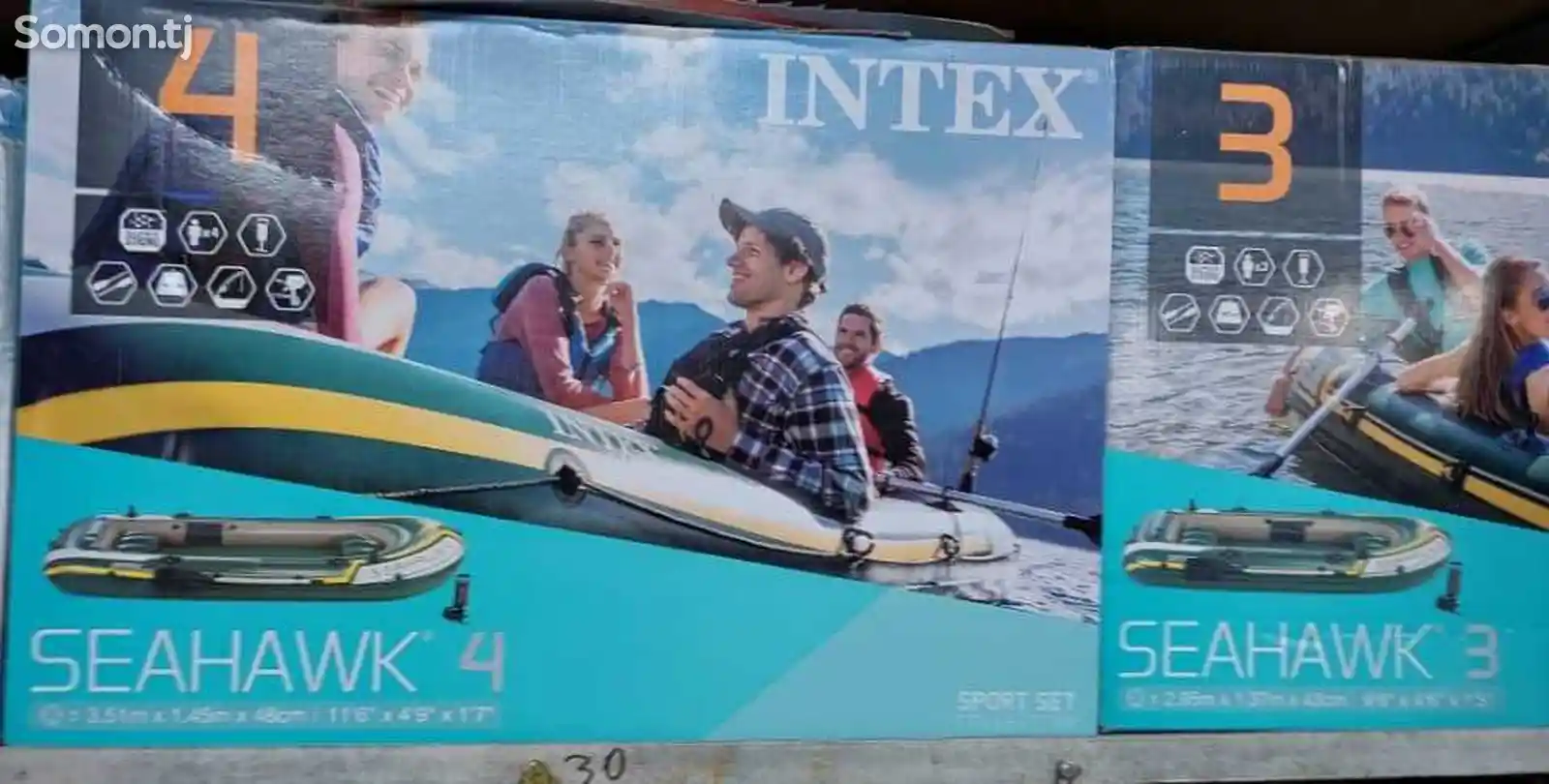 Надувная лодка Intex l-4-3