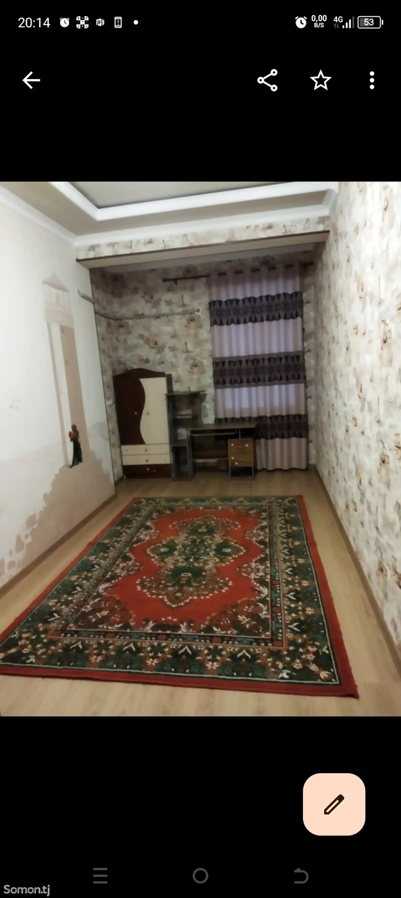 3-комн. квартира, 6 этаж, 90 м², И.Сомони-3