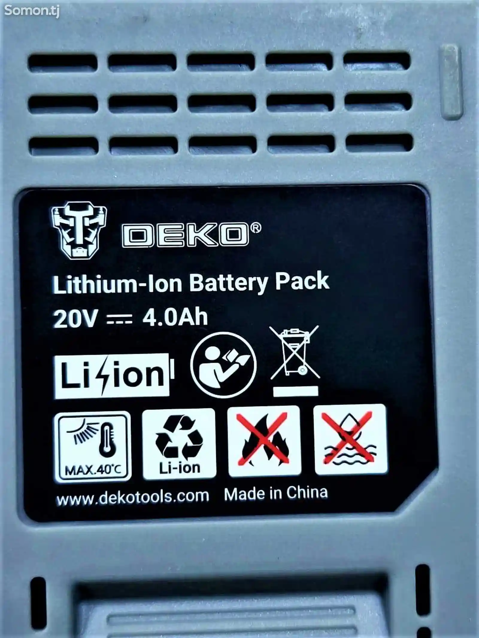 Аккумулятор 20V Deko BT20XL02-1040 4000mAh DX/BL-4