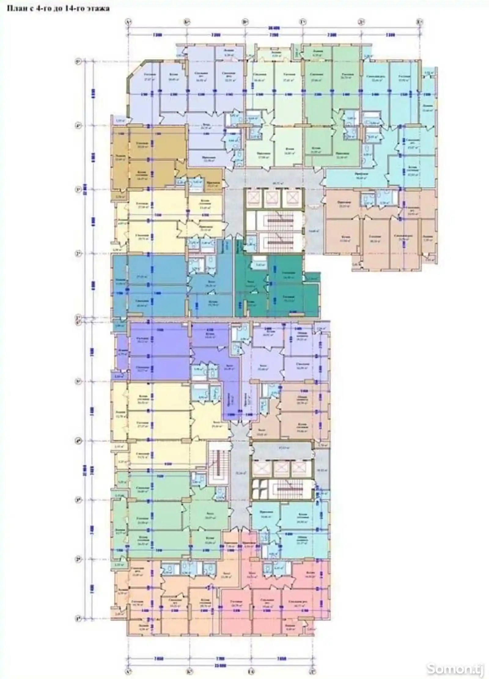 4-комн. квартира, 12 этаж, 117 м², Садбарг-4