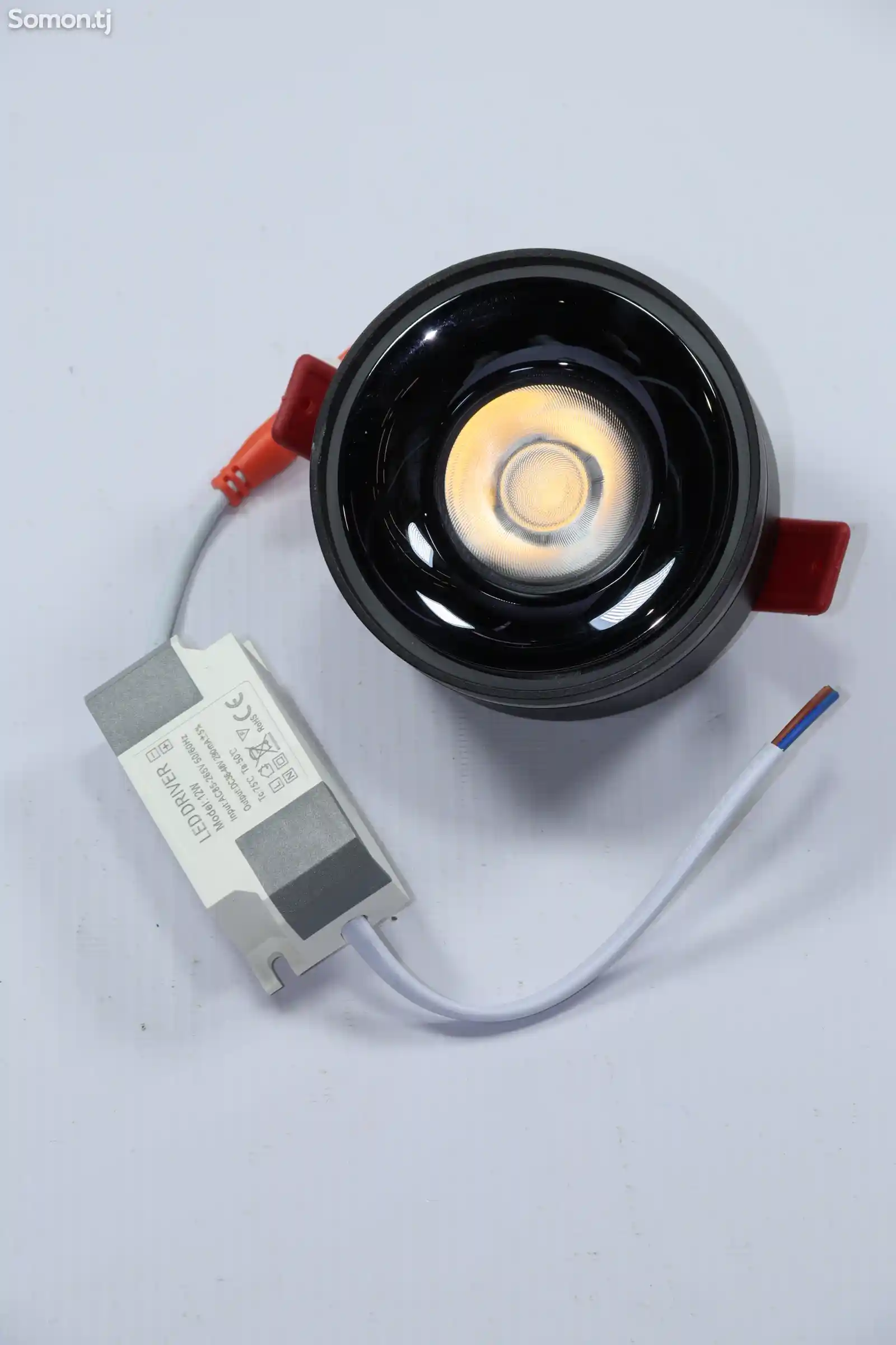 Потолочный светильник R&H 12вт 6500к/черный RH-78