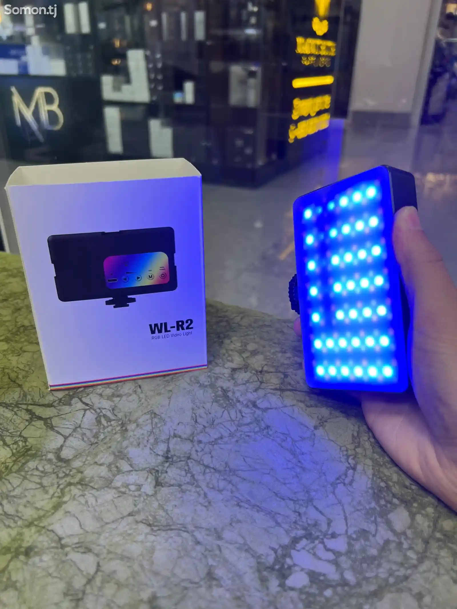 Видеосвет WL-R2 для съёмки фото и видео, осветитель светодиодный LED RGB-3