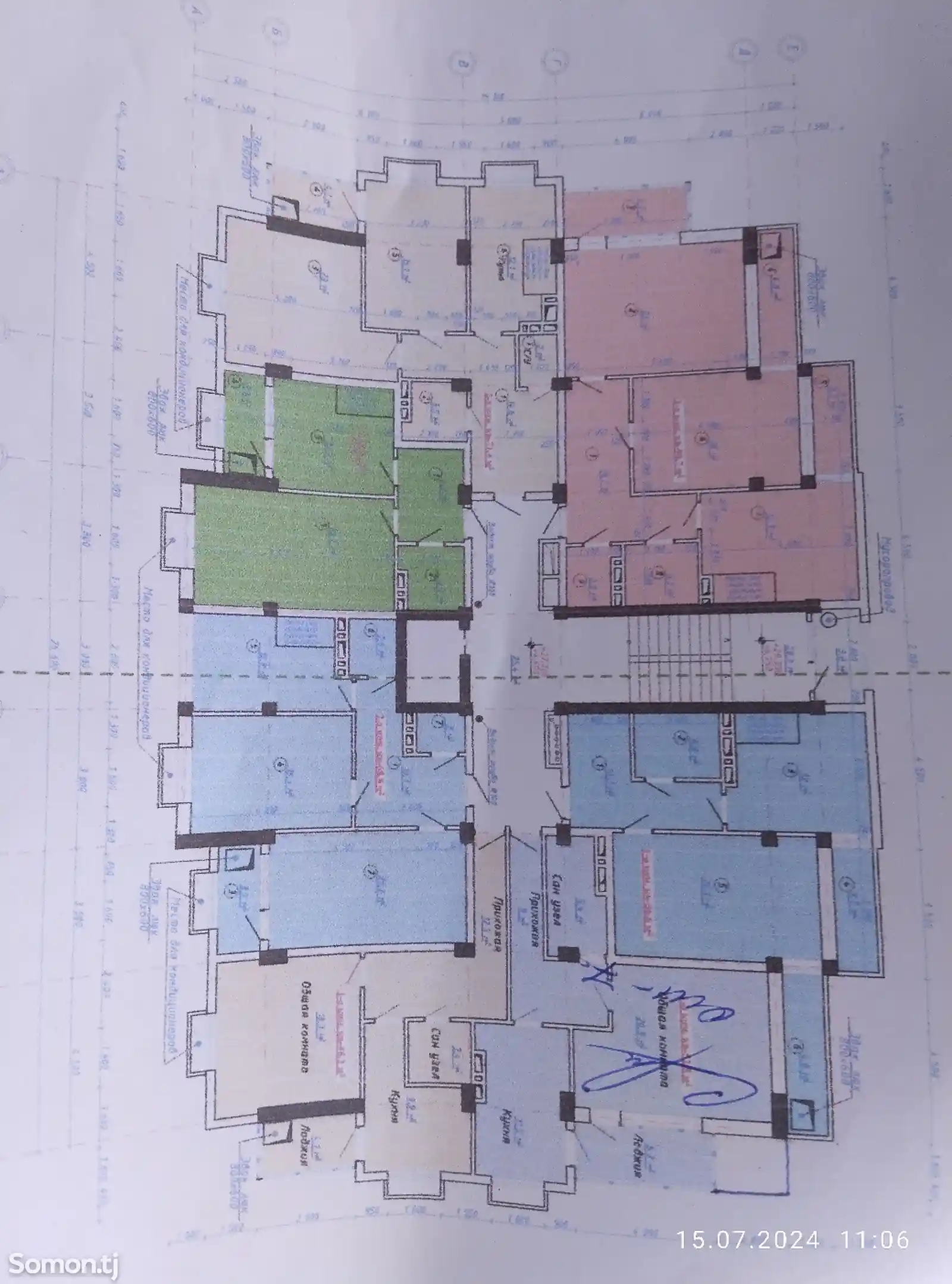 1-комн. квартира, 7 этаж, 57 м², 32 мкр-3