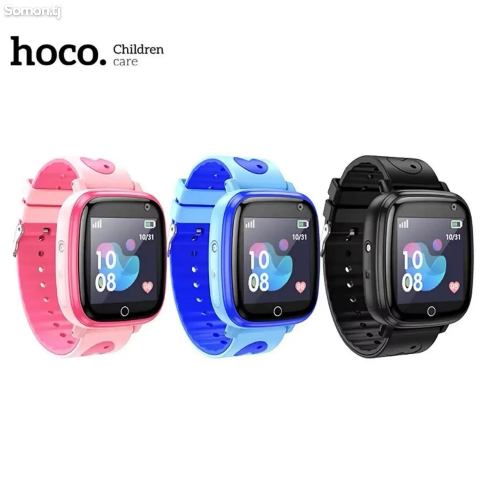 Умные детские часы Hoco Y100 children watch с функцией звонка и GPS-1