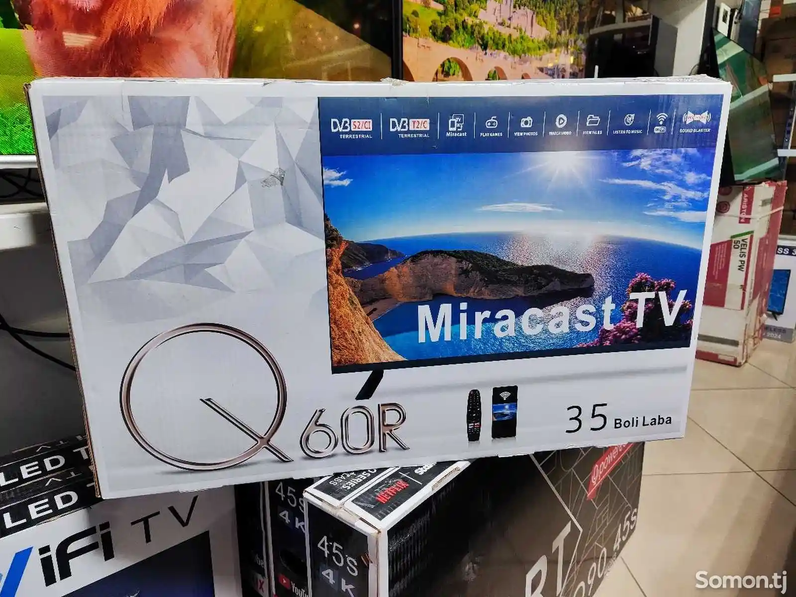 Телевизор Samsung Miracast Q60R Tv35
