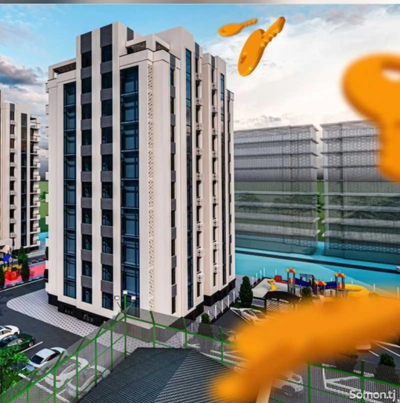 2-комн. квартира, 2 этаж, 73 м², 17мкр