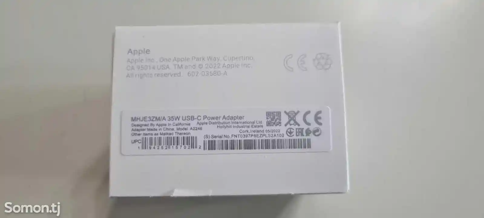 Зарядное устройство от Apple iPhone 35W USB C-3
