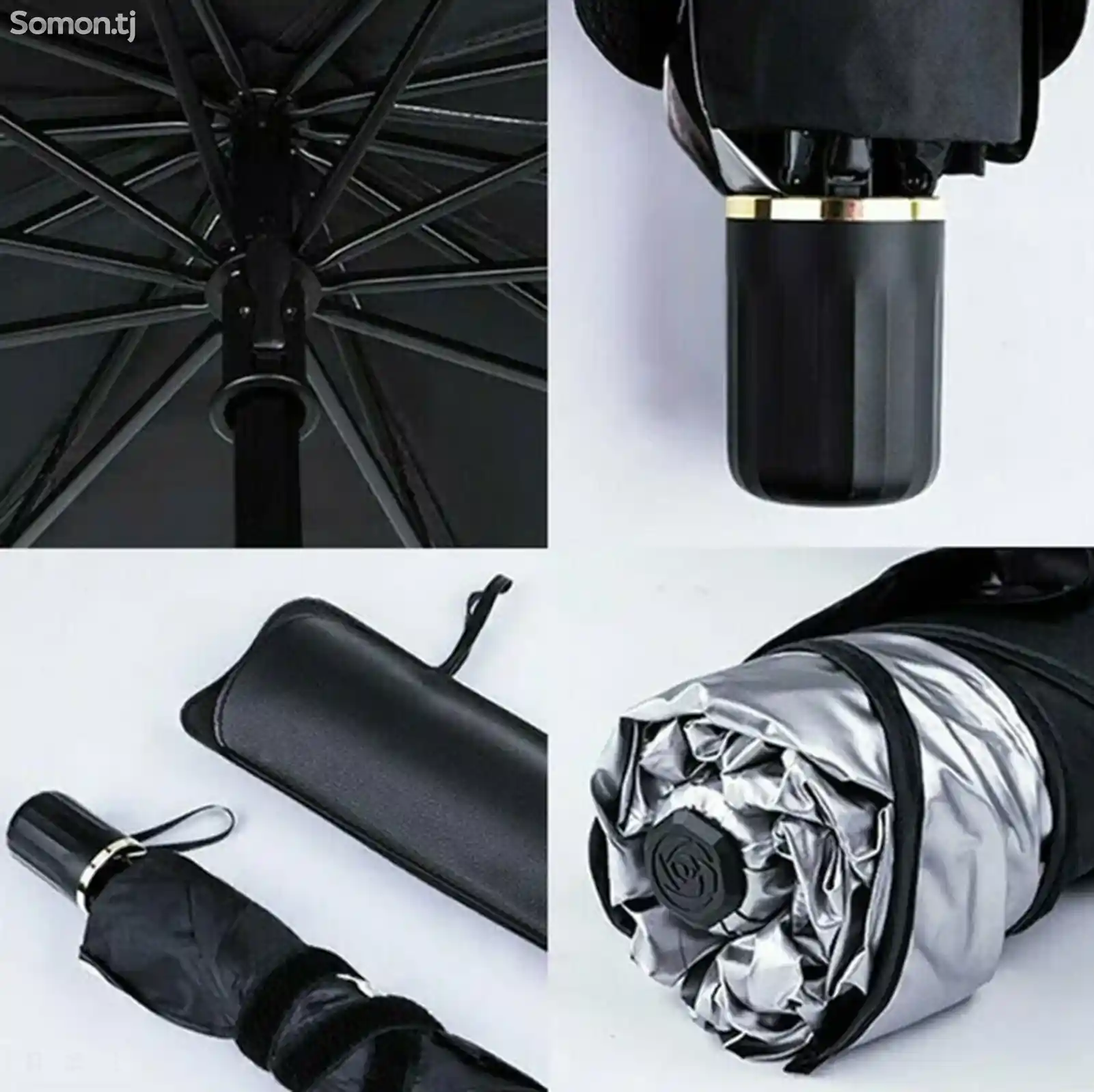 Cолнцезащитная складная шторка зонт для автомобиля-2