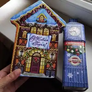 Подарочная коробка для новогоднего подарка