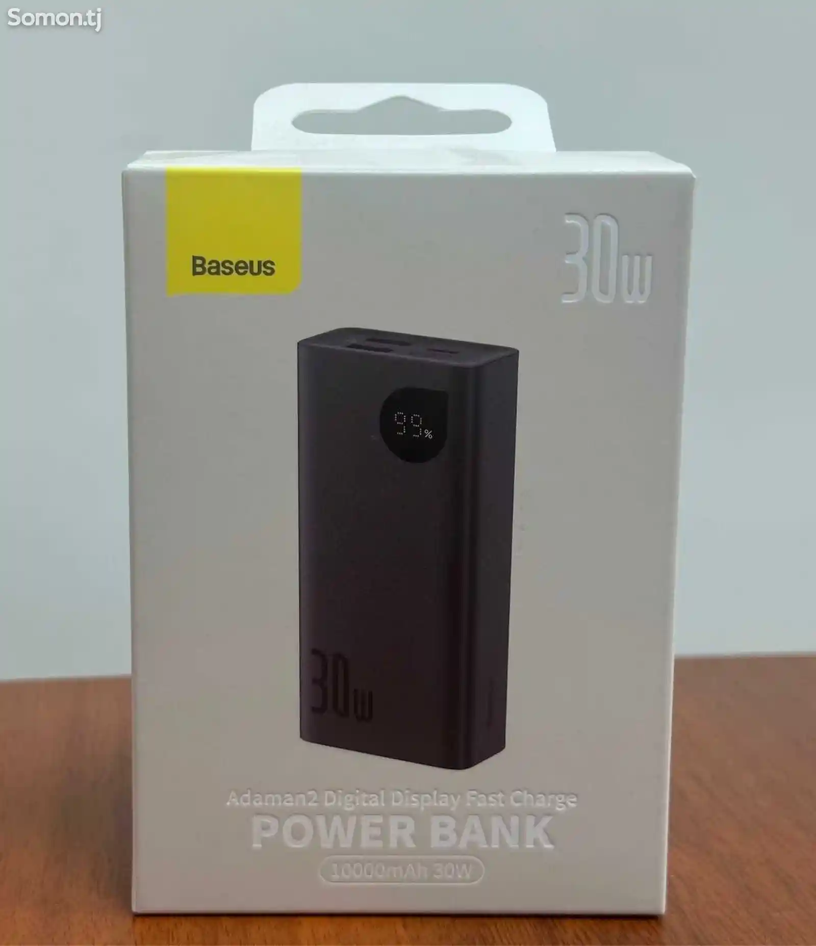Внешний аккумулятор Baseus Adaman2 Digital Display Fast Charge Power Bank