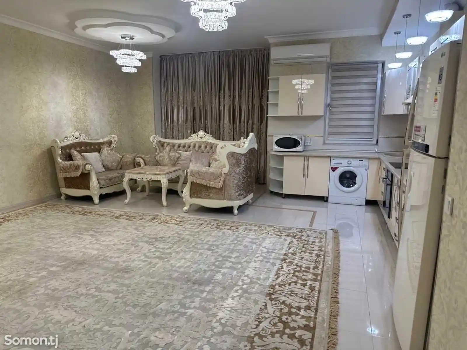 1-комн. квартира, 9 этаж, 105 м², И. Сомони-4