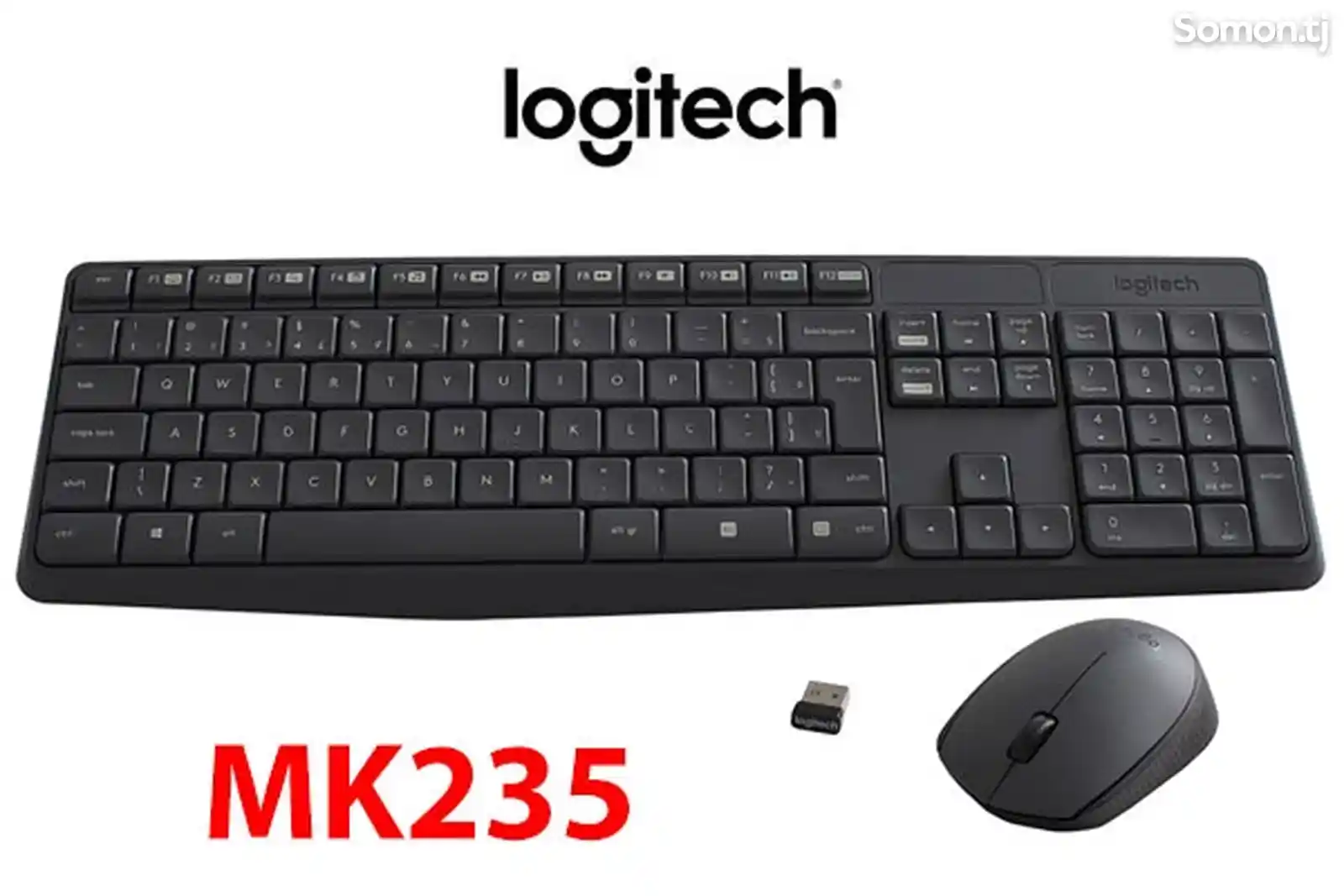 Клавиатура с мышкой беспроводные USB Logitech MK235-2