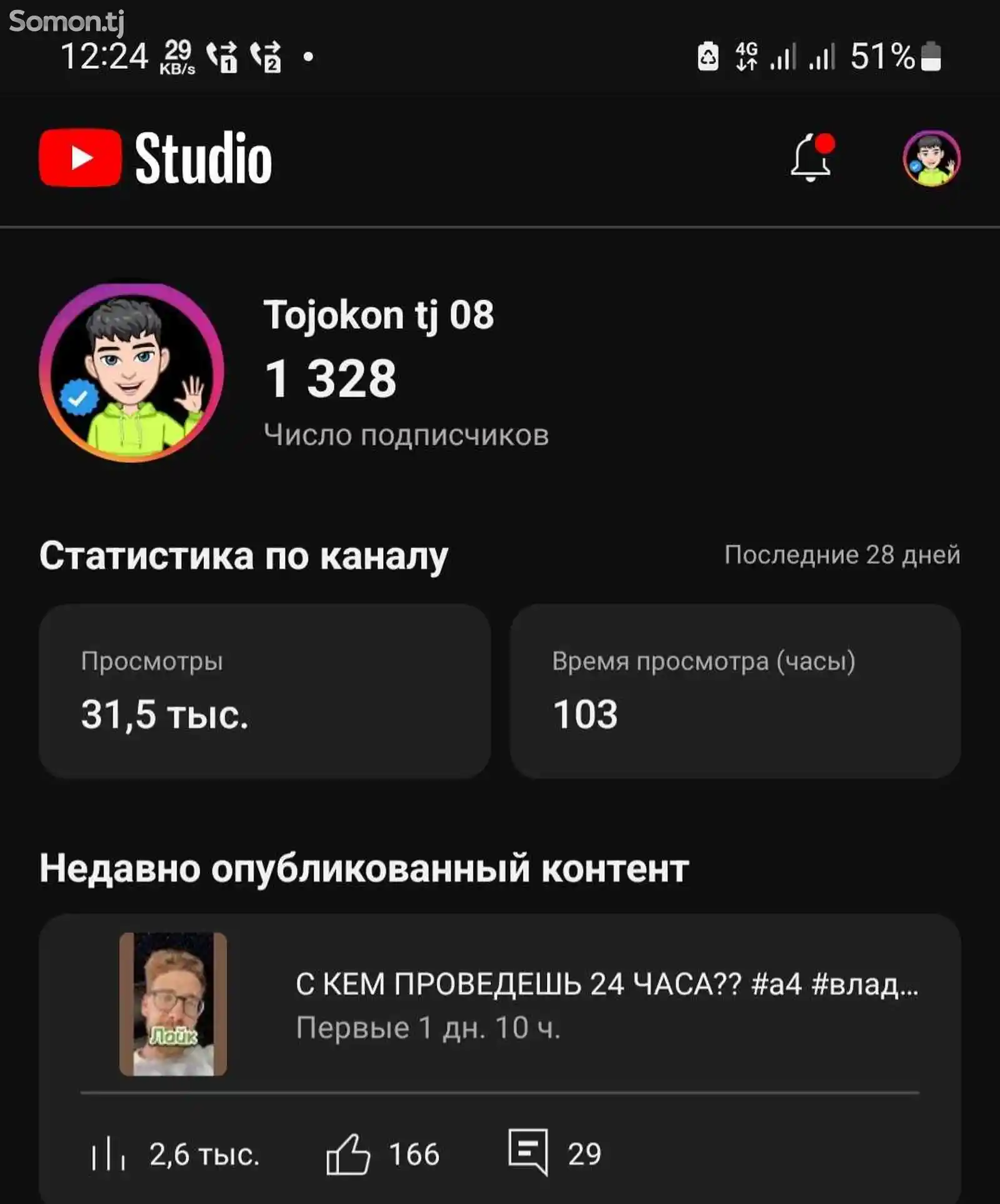 You tube канал