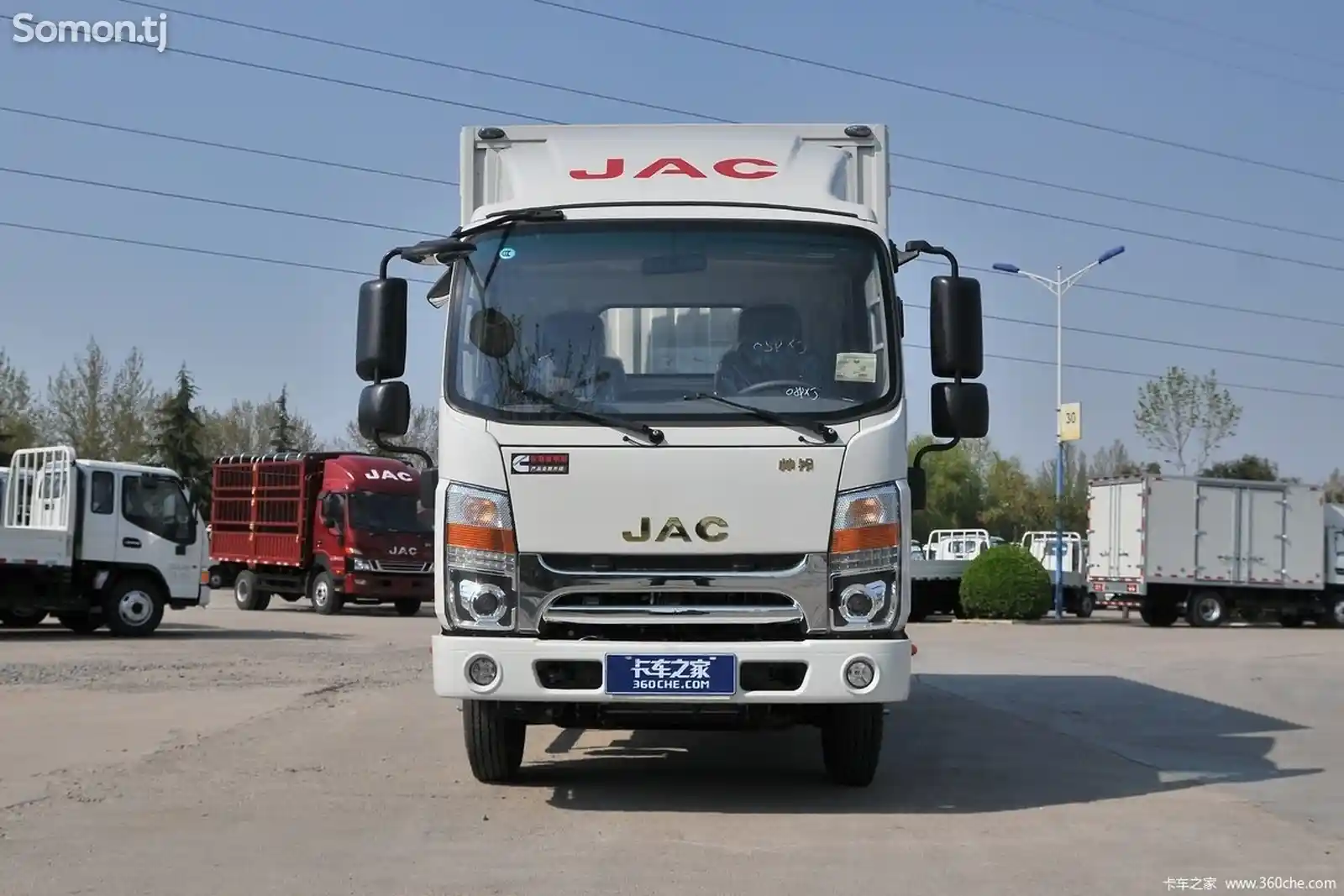 Бортовой грузовик Shuailing Q3 JAC Ruijete 130 л.с., 3,7 м фургон-2