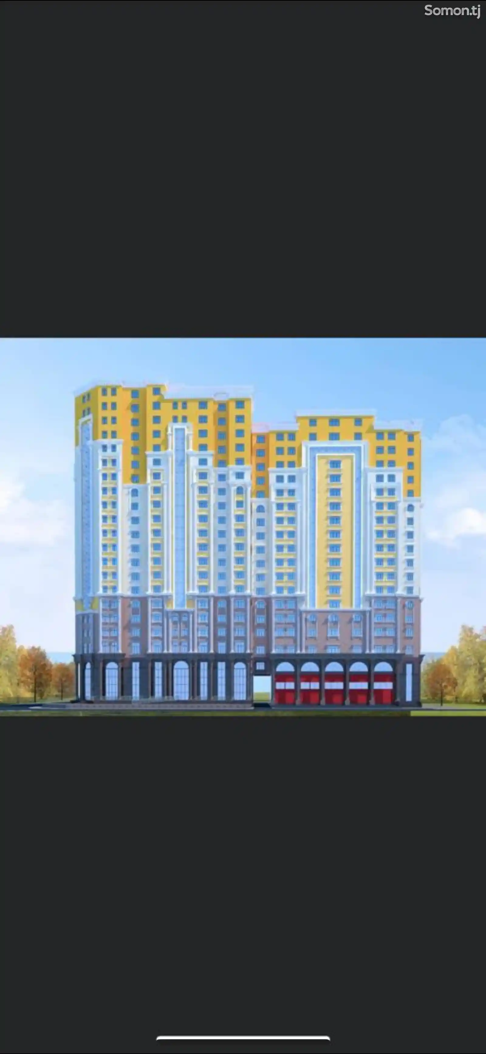 3-комн. квартира, 14 этаж, 135 м², сомони-1