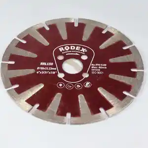 Алмазный отрезной диск Rodex 150мм RRL150
