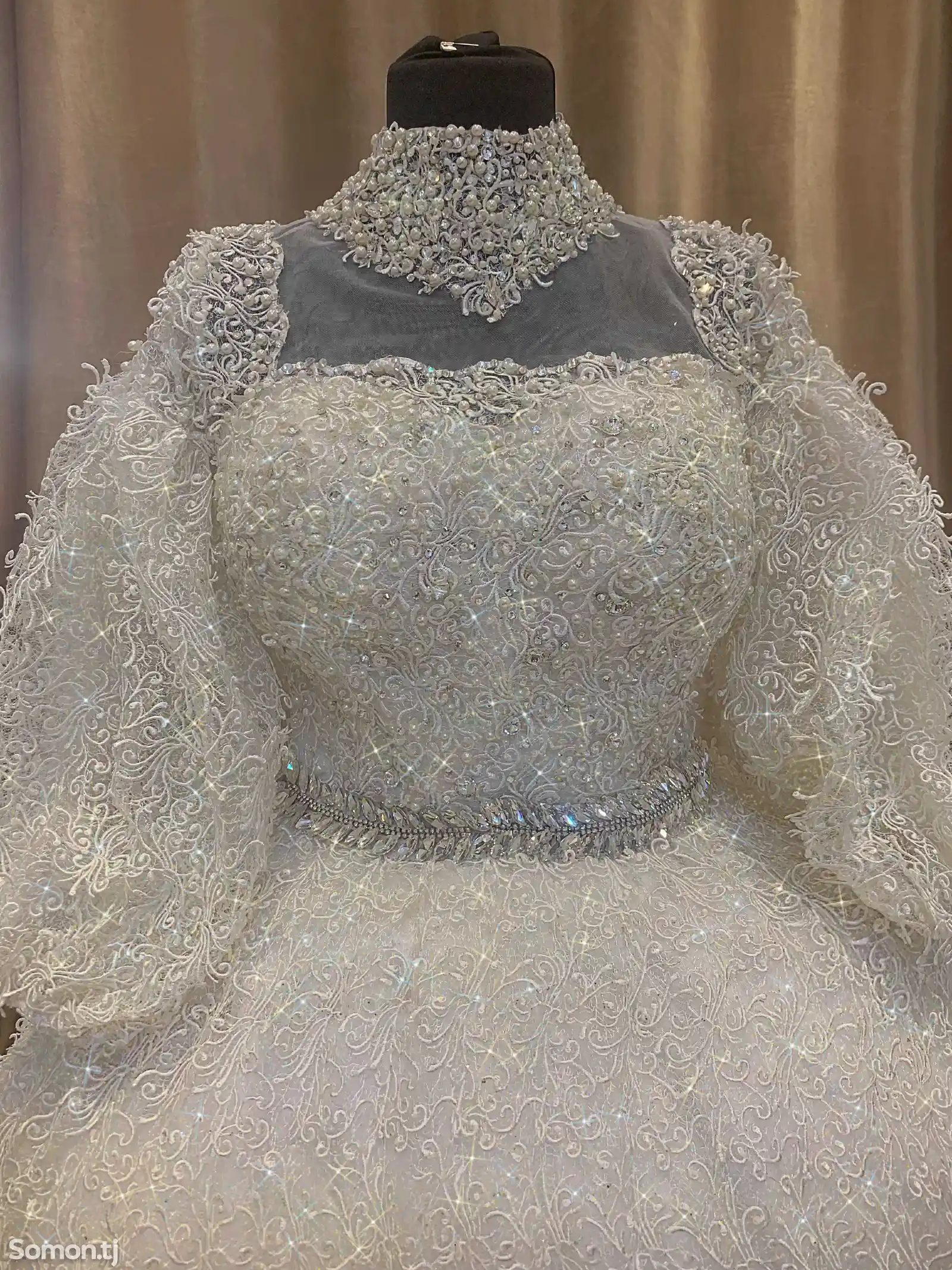 Свадебное платье из материала 3Д
