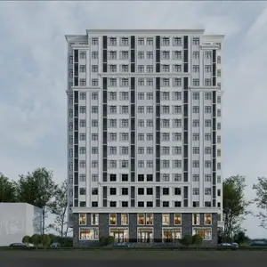 1-комн. квартира, 12 этаж, 53 м², назди бозор