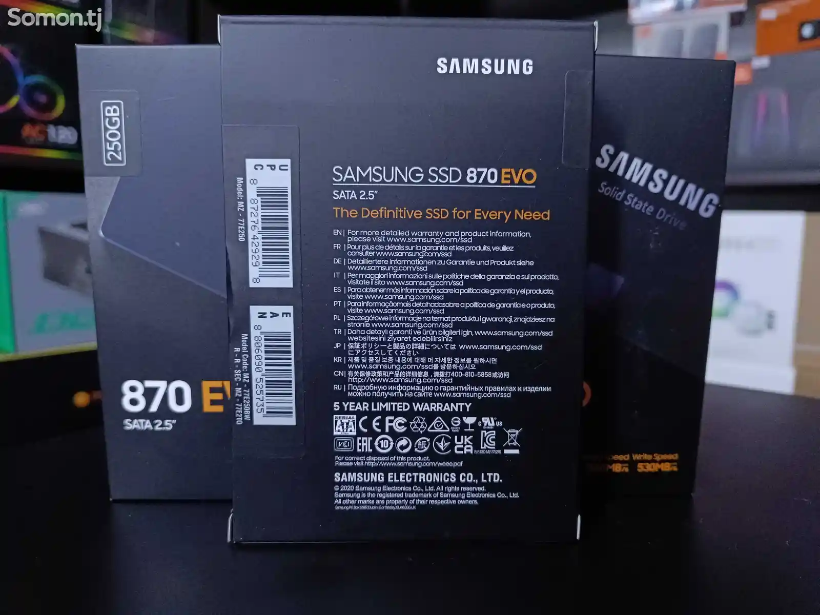 SSD накопитель Samsung 970 EVO / 250GB 560Mb/S-2