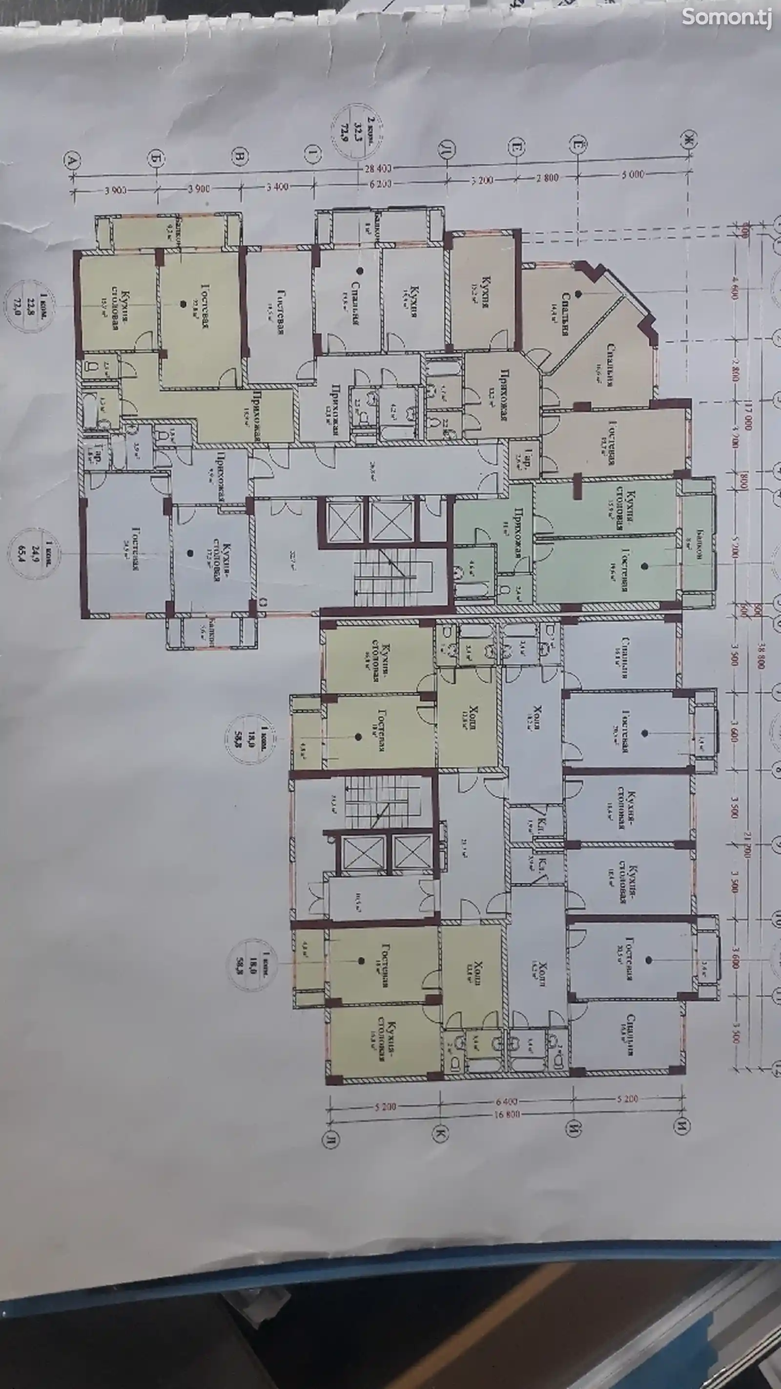 2-комн. квартира, 5 этаж, 78 м², 20 мкр-2