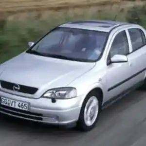 Лобовое стекло на Opel Astra G