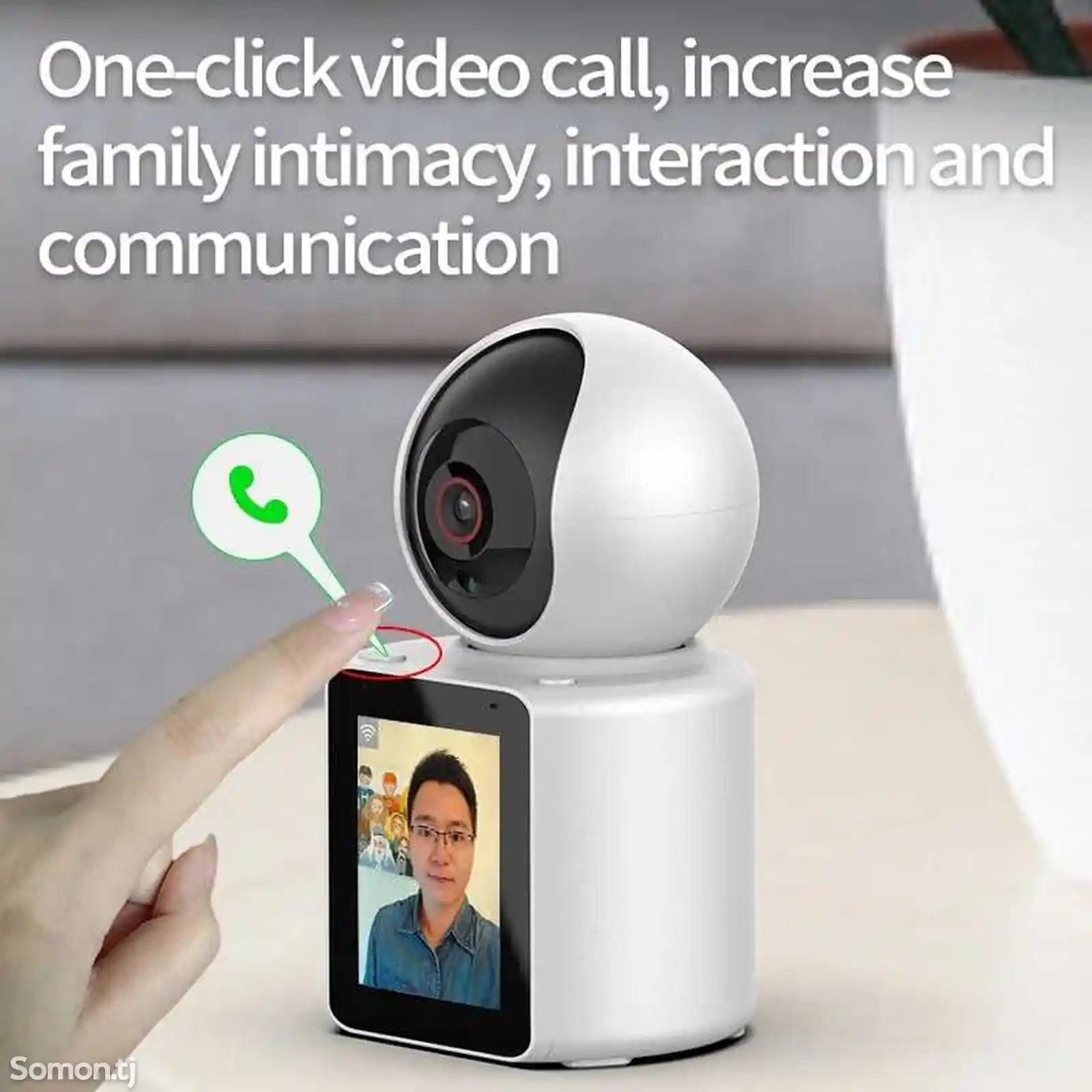 Поворотная камера с двухсторонней видеосвязью ImCam Video Calling Smart WiFi Cam-4