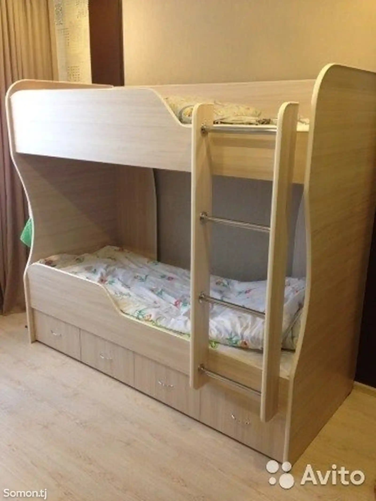 Детская двухъярусная кровать на заказ-15