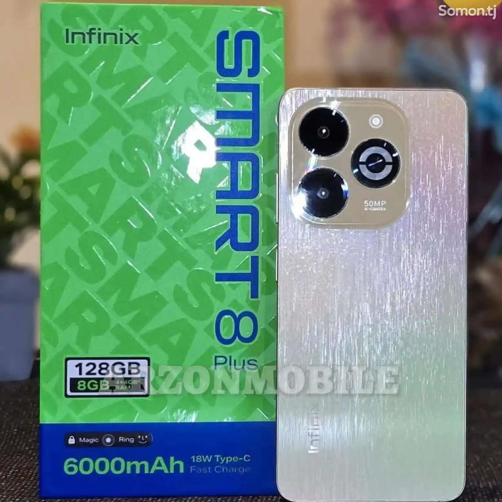 Infinix Smart 8 Plus 4+4/128Gb White-1