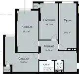 3-комн. квартира, 13 этаж, 110 м², Шохмансур-8