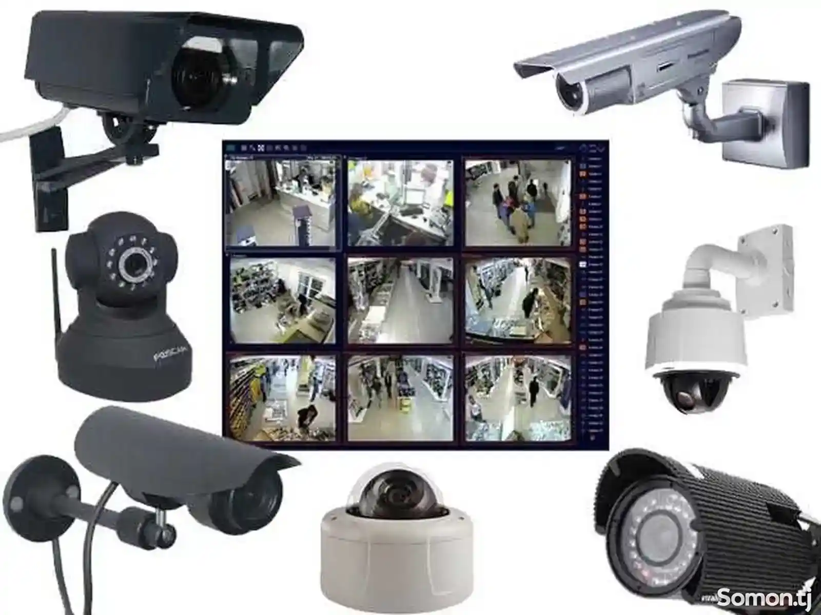 Услуги по установке и настройке систем видеонаблюдения