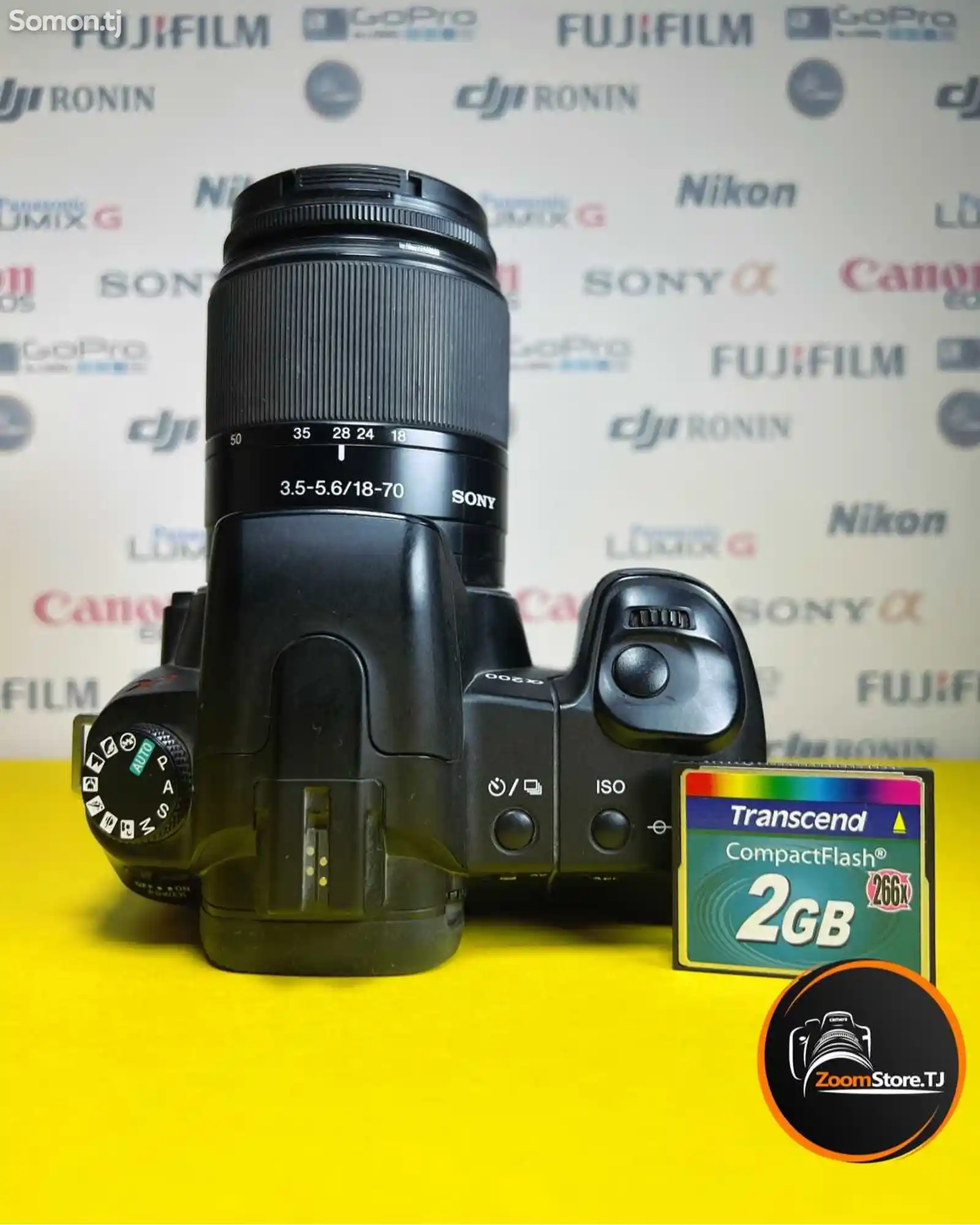 Фотоаппарат Sony A200 + объектив 18-70mm-2