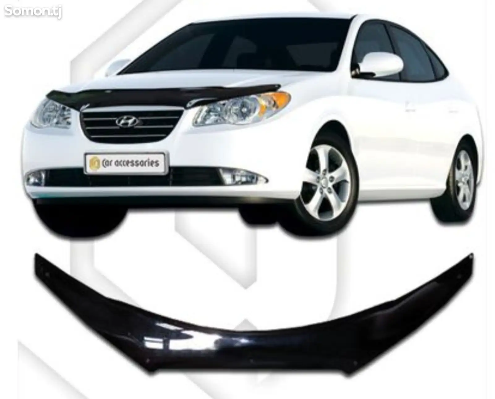 Дефлектор капот Hyundai Elantra 2006-2010